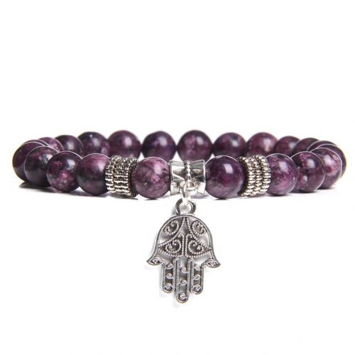 Bracelet bouddhiste perles de jade