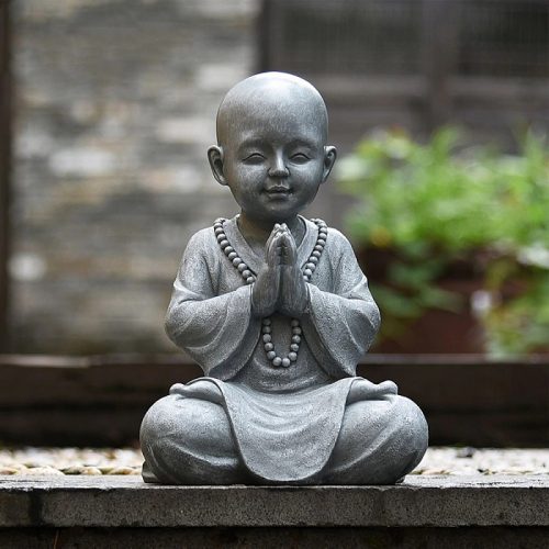 Statue bouddha porte bonheur