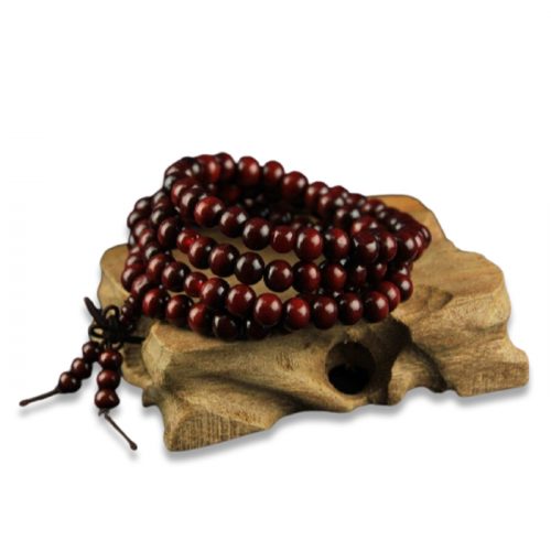 Bracelet bouddhiste 108 perles – rouge