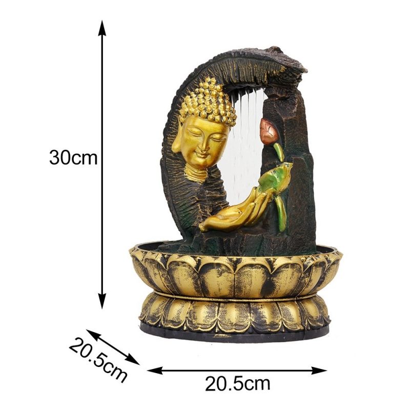 Fontaine tête de Bouddha