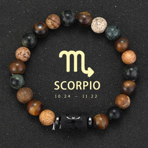 Bracelet Bouddhiste Signe du Zodiaque “Scorpion”