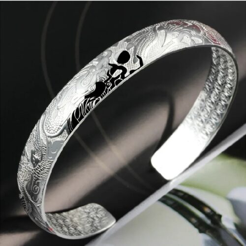 Bracelet Bouddhiste en Argent “Phoenix”