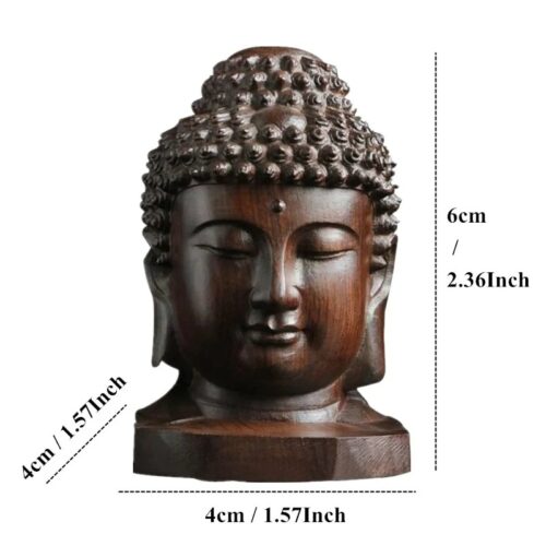 Figurine tête de Bouddha Sakyamuni