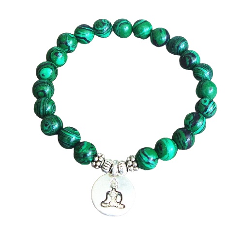 Bracelet bouddhiste vert