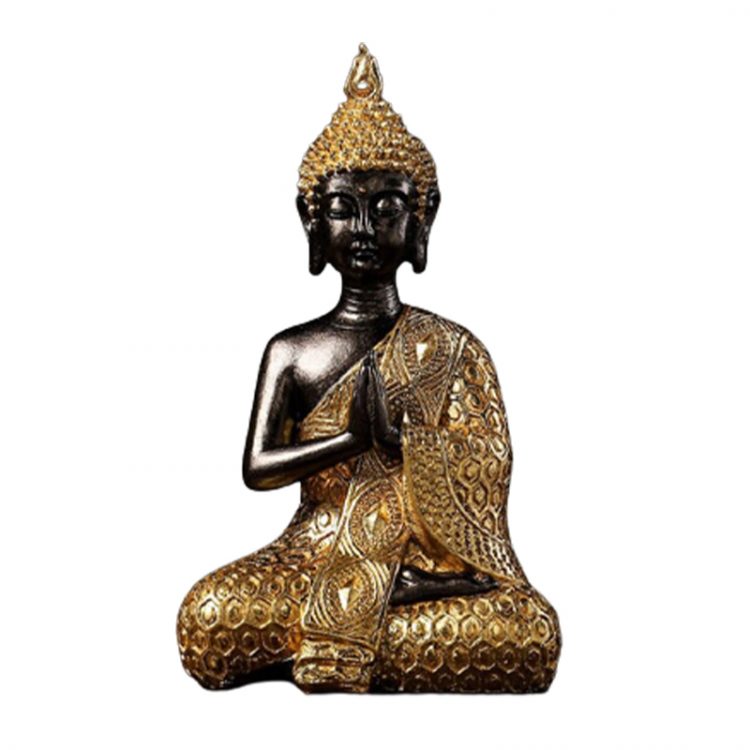 Statue Bouddha qui prie