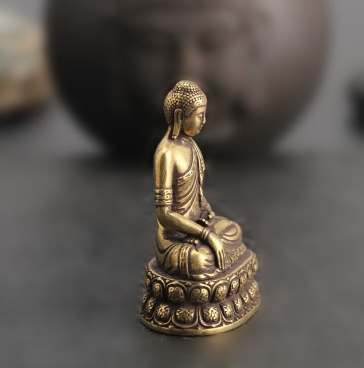 Statue Bouddha cuivre