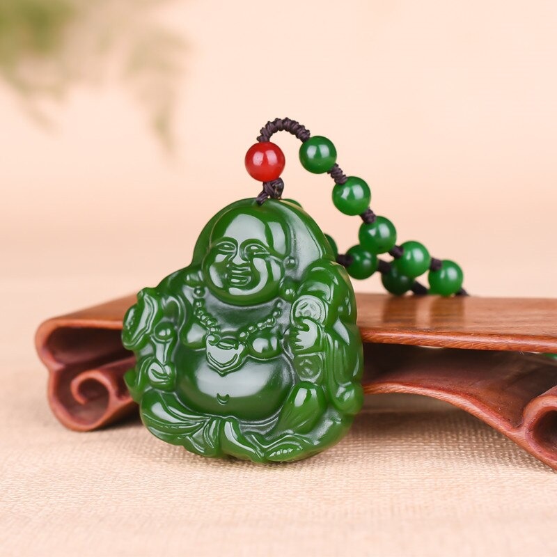 Pendentif Bouddha jade